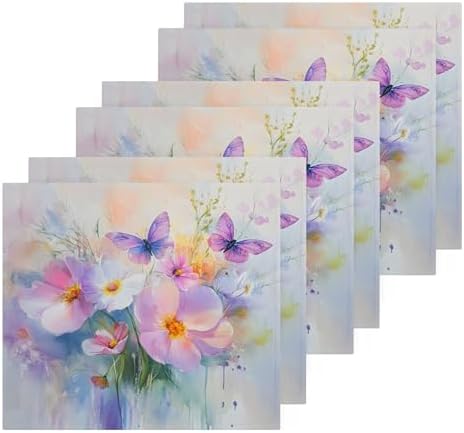 Multifunctional Floral Washcloths Set