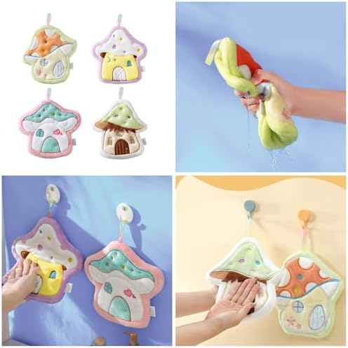 Cute Mushroom Kitchen Towel Absorbent Quick-Drying