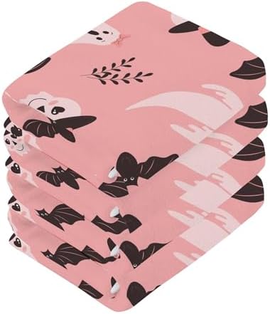 Xigua Halloween Boo Washcloths Set of 2 12x12 Inch