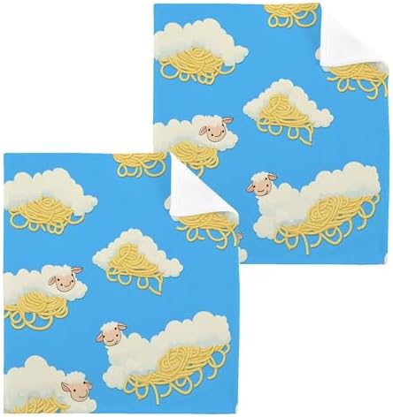 Cartoon Sheep Washcloth Set - Fast Drying Durable