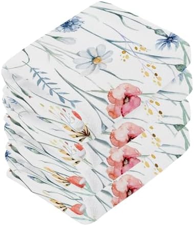 Takiito Premium Soft Cotton Washcloth Set 12x12 in 4-Pack