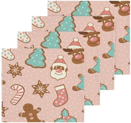 Xigua Christmas Face Towels Set Fast Drying Non-Toxic Multi-Purpose