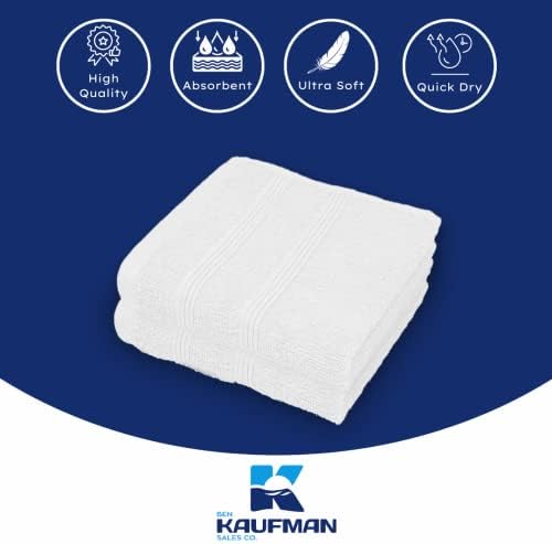 Kaufman Premium Washcloth Set of 12 13x13 Inches