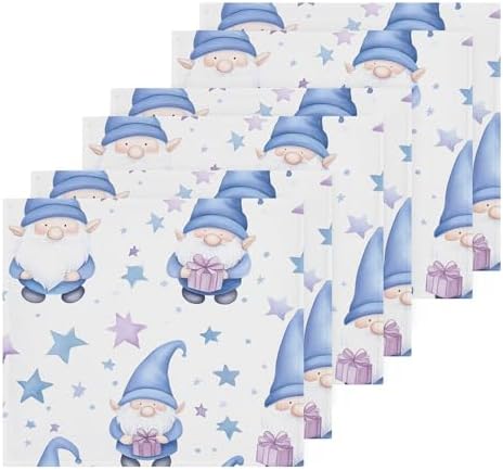 Xigua Watercolor Gnomes Washcloth Set 2-12 Pk