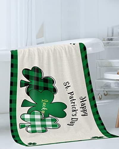 Stylish bath towel set for St Patricks Day