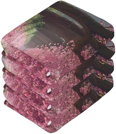 YETTASBIN Cherry Blossoms Washcloths 2 Pack 1