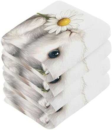 Kigai Bunny with Daisy 2 Pack Washcloths 1
