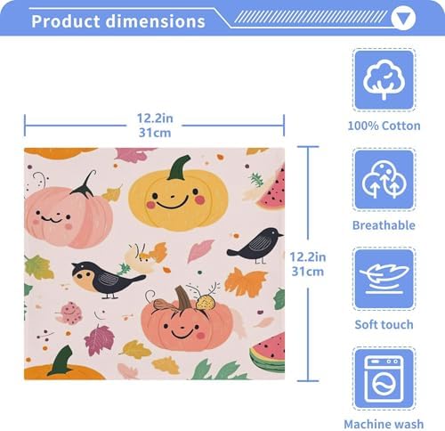 Endless USA Autumn Harvest Washcloth Set