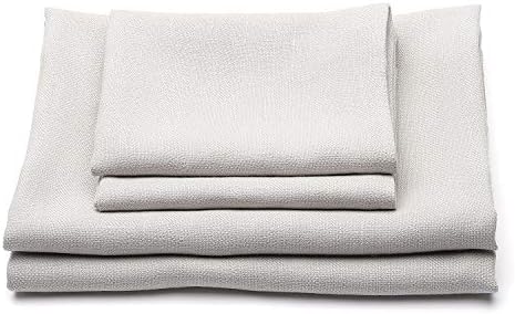 Pure Linen Silver Towels Set High-Quality Bath Hand Towels