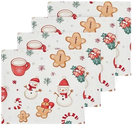 Cute Christmas Washcloth Set - Fast Drying Multi-Purpose