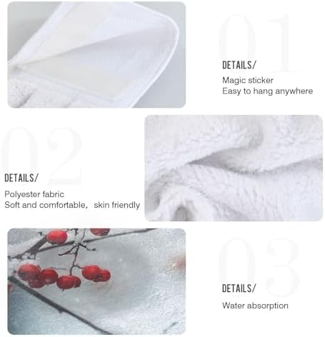 Winter Red Cardinal Hand Towels Set