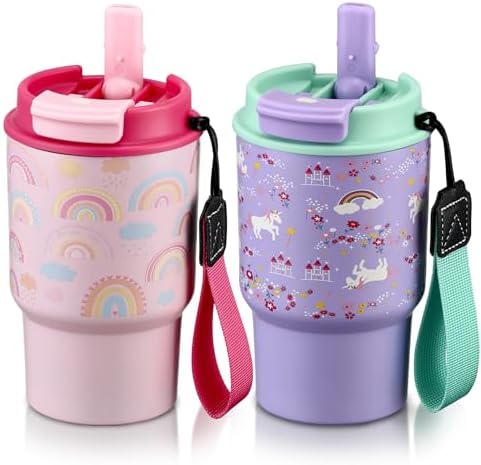 135oz Kids Insulated Tumbler with Straw 2 Pack