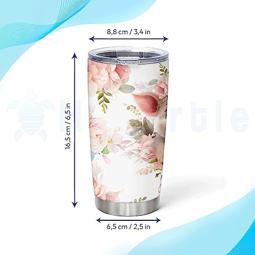 Hyturtle Personalized Stainless Steel Tumbler with 20oz Capacity