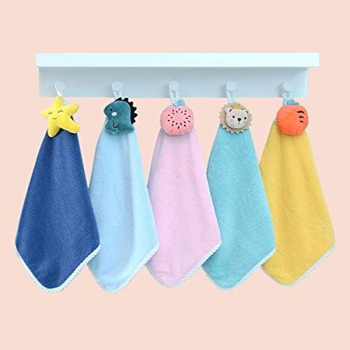 Adorable 5-Pack Hand Towels for Kids