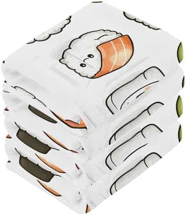 Xigua Cute Cartoon Sushi Washcloth Set Fast Drying