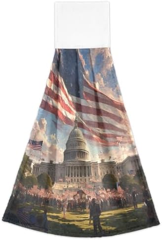 Independence Day Hook Loop Towels