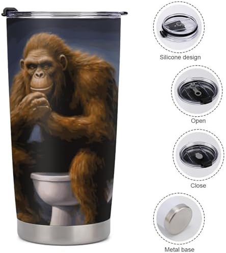 Bigfoot 20oz Insulated Stainless Steel Tumbler with Lid