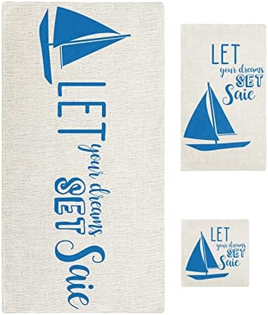 Stunning 3-Piece Bath Towels Set for Beaches Beyond