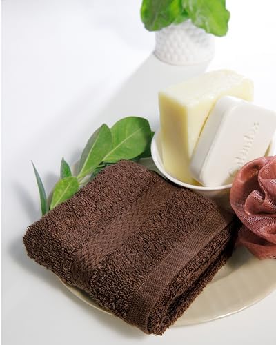 Premium 13x13 Cotton Washcloths Soft Absorbent Fingertip Towels for Bath Beyond
