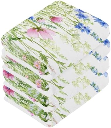xigua Colorful Wildflowers Washcloth Set