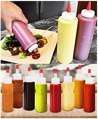 4PCS Squeeze Condiment Bottles