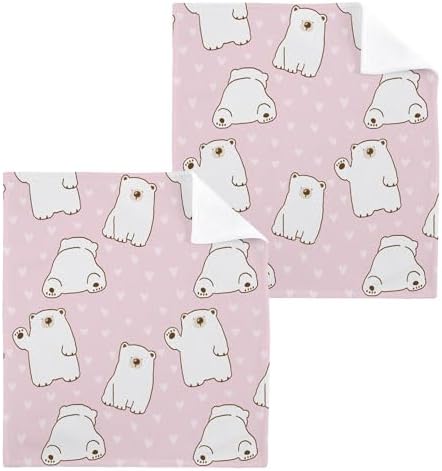 Perfect Multi-Purpose Cartoon Bear Washcloths Face Hand Body Multi-Pack
