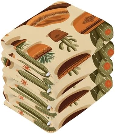 SUABO Soft Cotton Bath Washcloths 12x12 inches 2 Piece Set