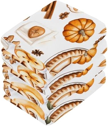 Xigua Autumn Elements Washcloths Set of 2 1