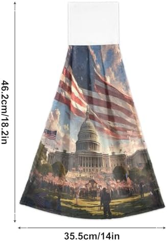 Independence Day Hook Loop Towels