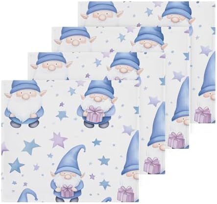 Xigua Watercolor Gnomes Washcloth Set 2-12 Pk