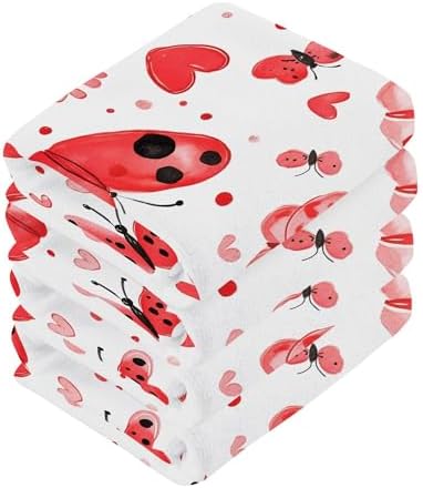 Valentines Day Love Washcloth Set