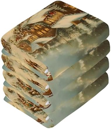 Xigua Christmas Washcloth Set Experience the Joy of Fast Dry