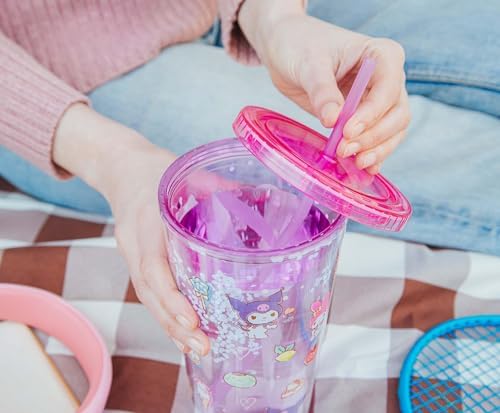 Hello Kitty Confetti Tumbler Reusable Carnival Cup