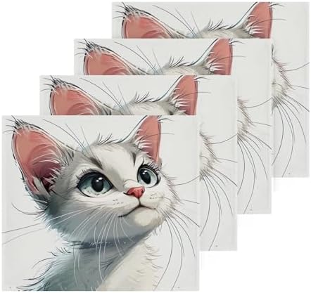 Say hello to our soft absorbent washcloths designed especially for felines