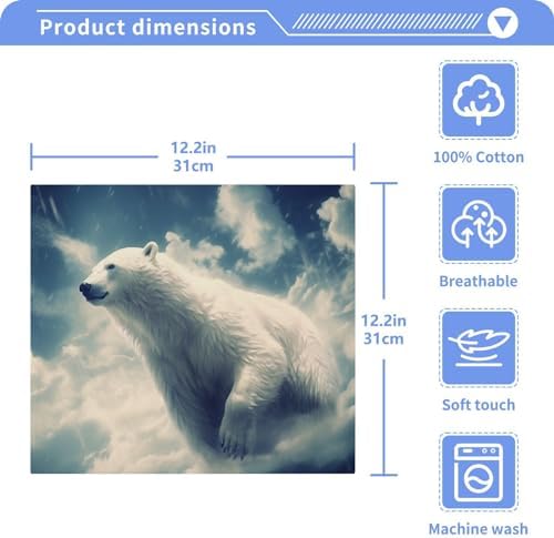 Polar Bear Premium Washcloth Set