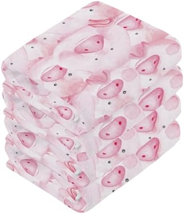 Fast Drying Pigs Washcloth Set