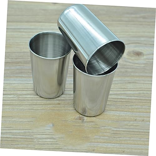 2pc Stainless Steel Tumbler Cups Set Home Party Use Silver Easy to Clean