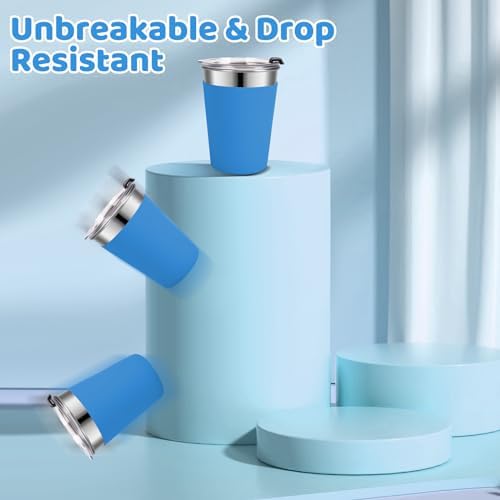 Fun Durable Kids Cup Set with Straws for Travel Gifting