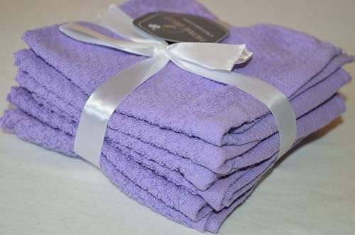 100 Cotton Washcloths Set of 6 Made in India