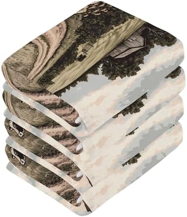 Xigua Washcloth Set 2-12 pack Fast Drying Multi-Purpose 12x12 inch