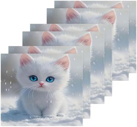 Xigua Cute Kitten Washcloth Set