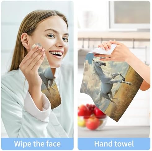 Xigua Horse Galloping Washcloth Set