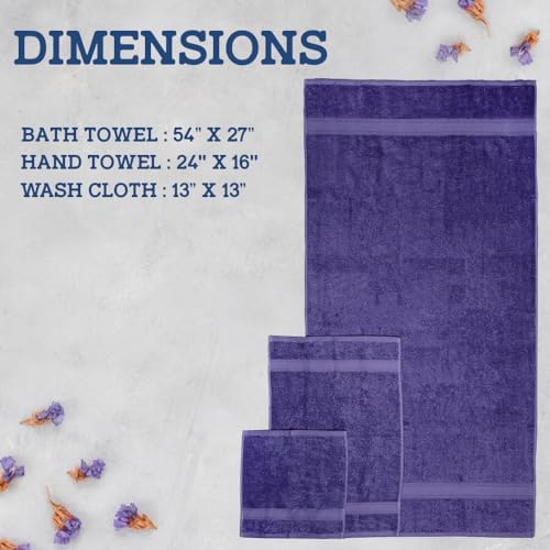 Ultra-Luxury bath towel set 4-Piece Perfect for Relaxing Moments