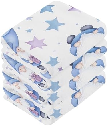 Xigua Watercolor Gnomes Washcloth Set 2-12 Pk