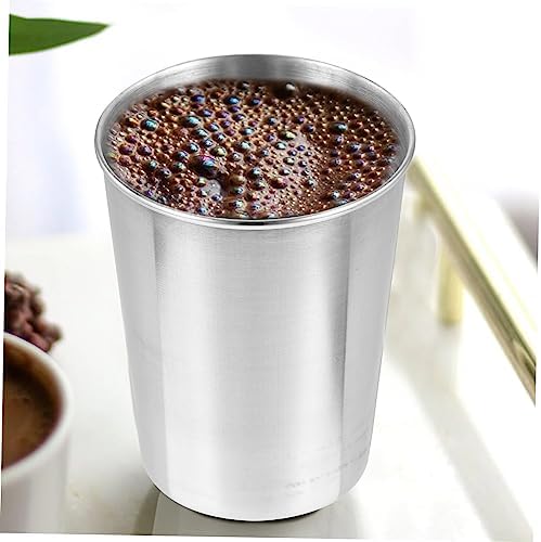 Cabilock Silver Tumbler 180ml Stainless Steel Water Cup