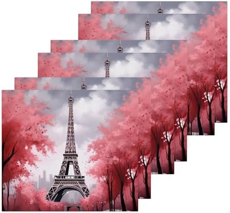 Eiffel Tower Washcloth Set Soft Absorbent for Baby Adults