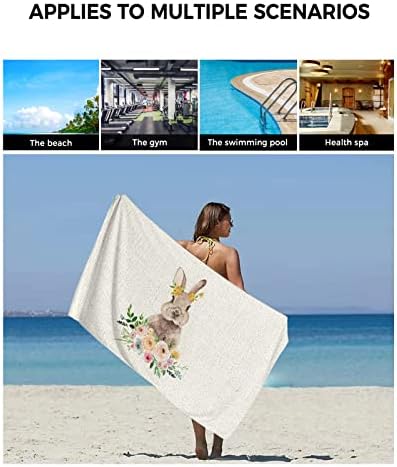 Boanket Watercolor Brown Bunny 3-Piece Towel Set