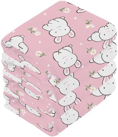 Xigua Cute Rabbit Washcloth Set