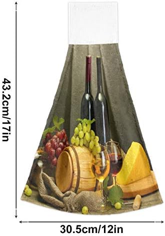 Thermal Wine Glass Hanging Towels Set of 2