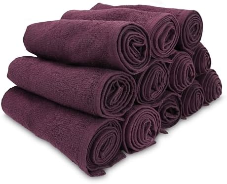 Bleach-Proof Salon Towels 12-Pack Eco-Friendly Hair Stylist Towels